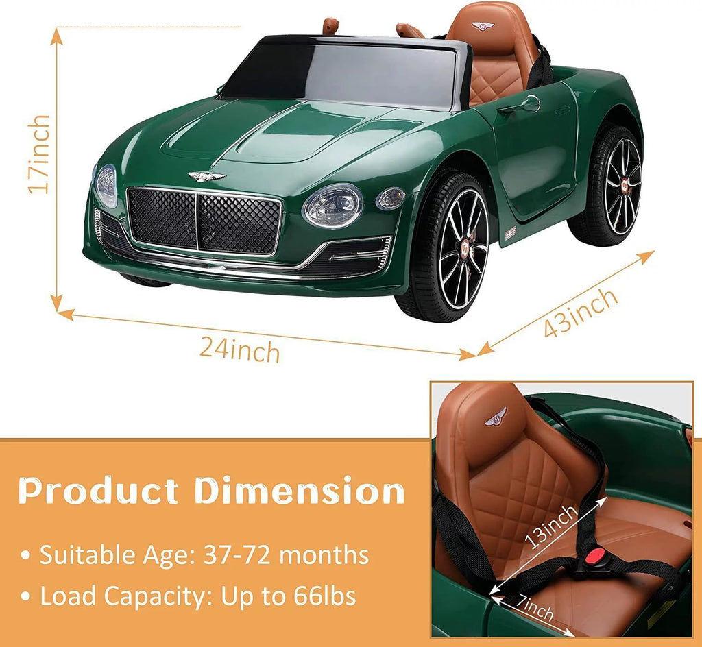 12V Battery Ride On Car with 2.4G Remote Control White V12871