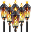 6 Pack Waterproof Outdoor Solar Torch Lights W9191