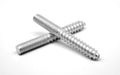 1/4x22-20 x 2 1/2x22 Coarse Thread Hanger Bolt Zinc Plated Pk 100 Q2256