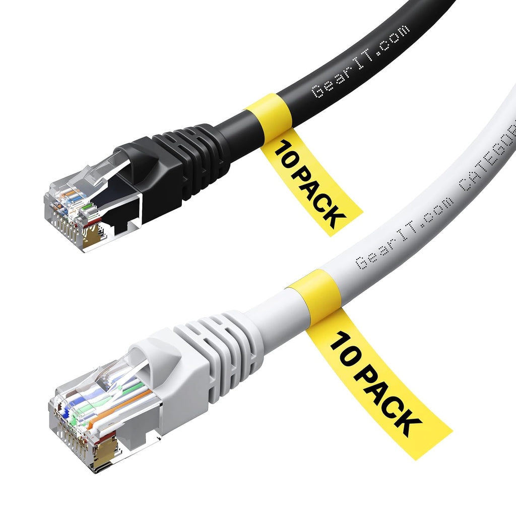 Cat6 Ethernet Cable 25 Feet 10-Pack M855854