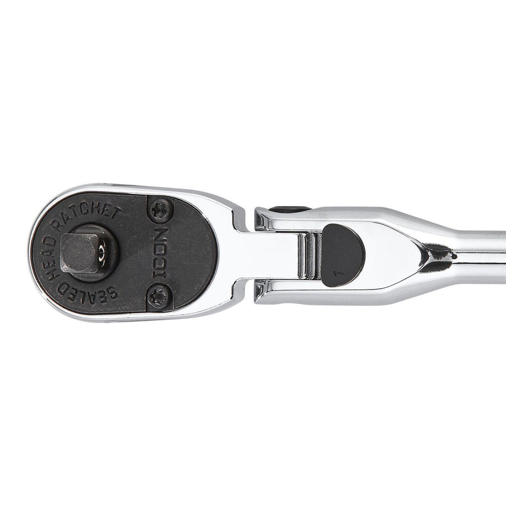 1/4 in. Drive 9 in. Long Locking Flex Ratchet with Comfort Grip A496901