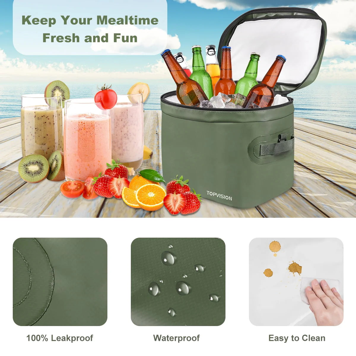 40 Can 20L Soft Sided Cooler Bag J869008