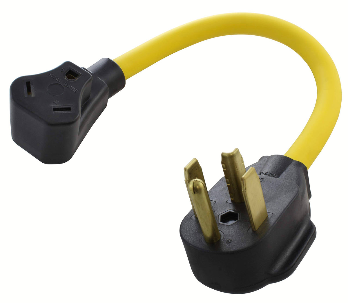 1.5ft 30A 4-Prong Dryer Plug to RV Adapter L4861