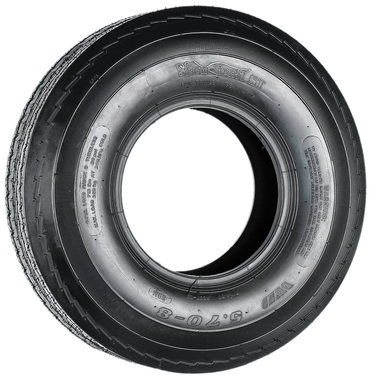 2-Pack Trailer Tire 5.70-8 4 Ply Bias Q594
