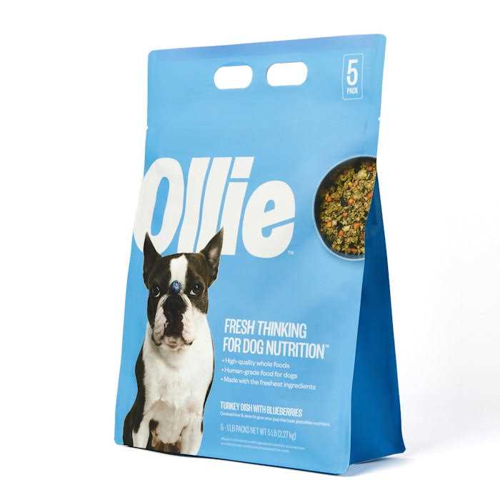 Turkey Dish with Blueberries Frozen Dog Food Q761773