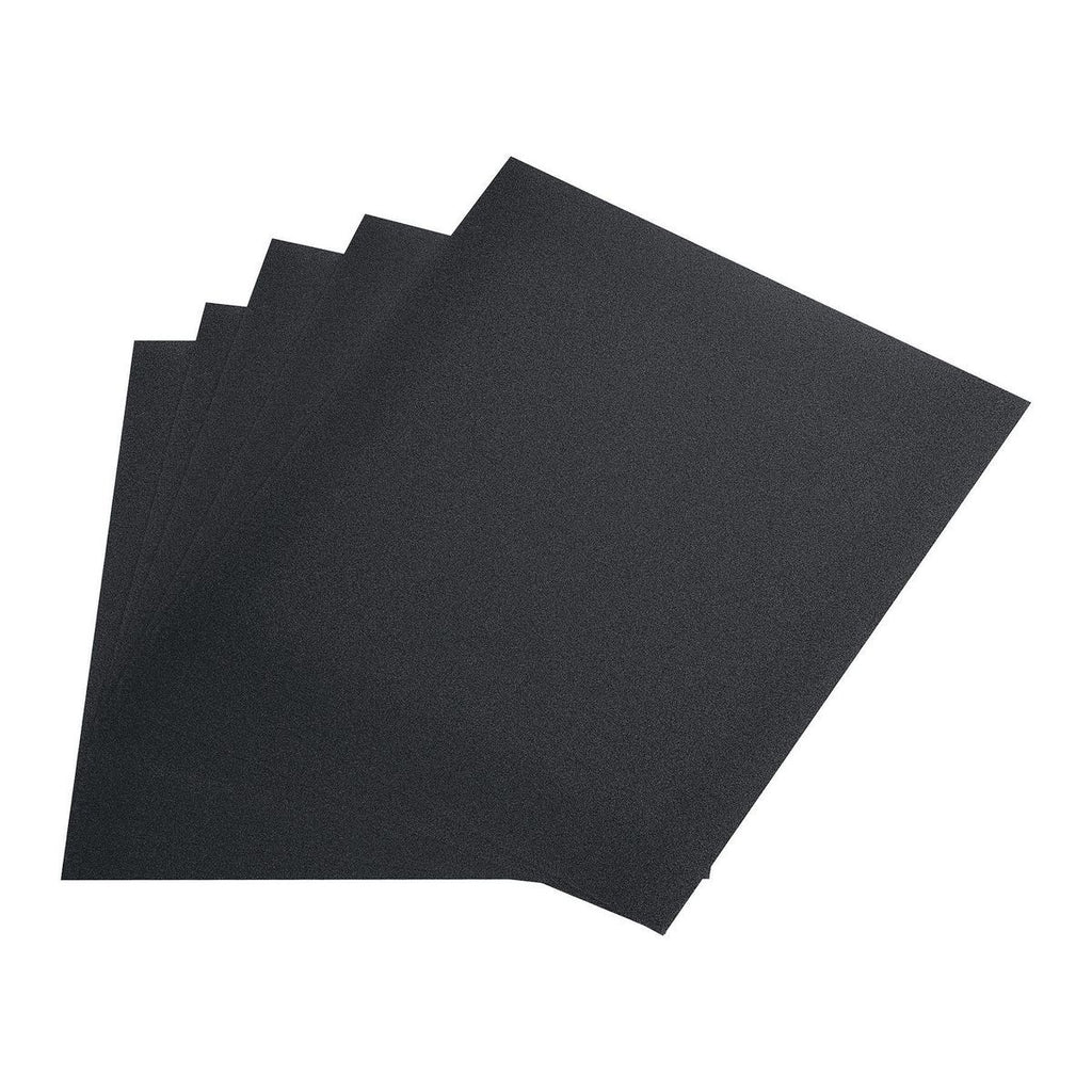 9 in. x 11 in. 220 Grit Wet/Dry Sanding Sheets 5-Pack A4839