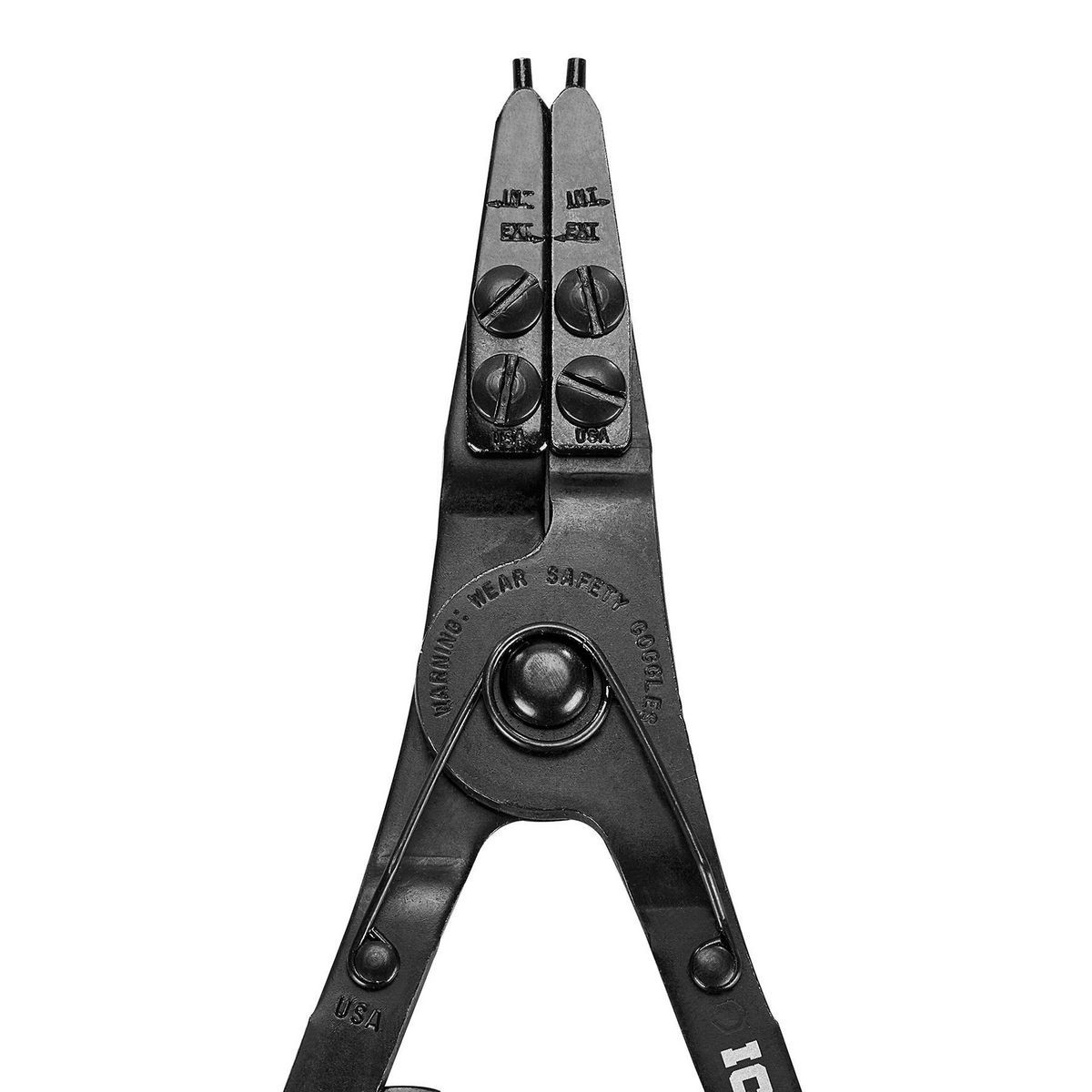 Ratcheting Retaining Ring Pliers Set with Replaceable Tips, 2-Piece J637734
