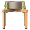 Adjustable Elevated Dog Bowl Stand F96366