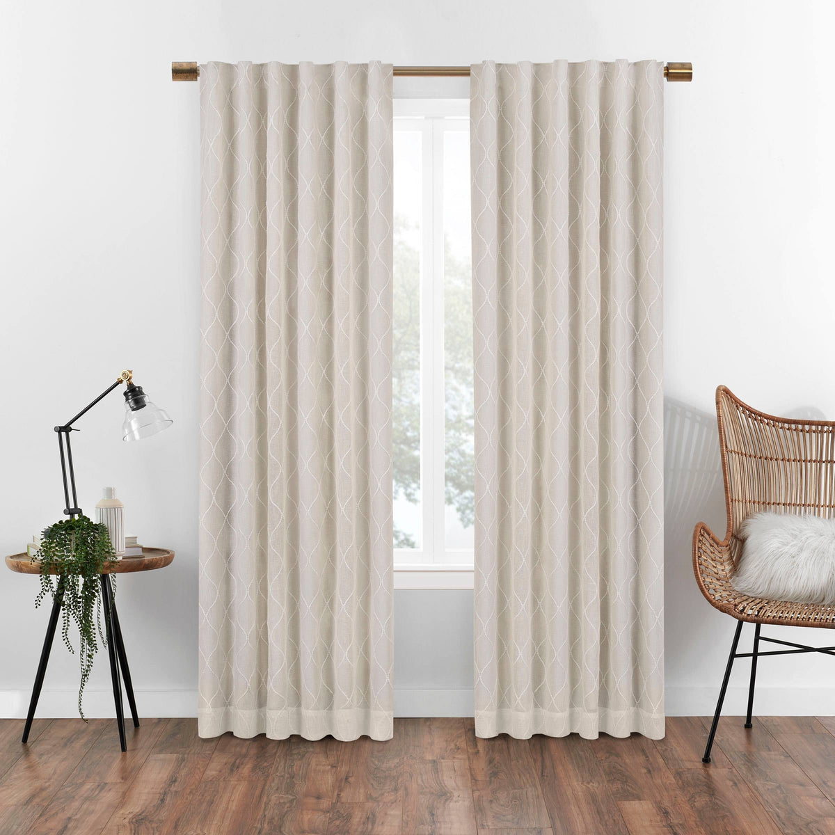 63 Inches Linen Blackout Window Panel H824702