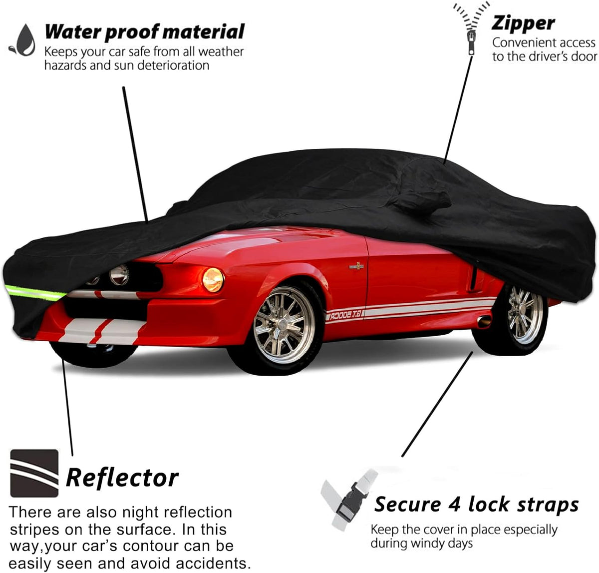 Waterproof Car Cover 190T L68842
