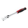 1/4 in. Drive 9 in. Long Locking Flex Ratchet with Comfort Grip A496901