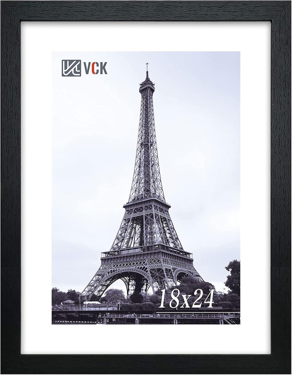 18x24 Inch Black Wooden Picture Frame A4852