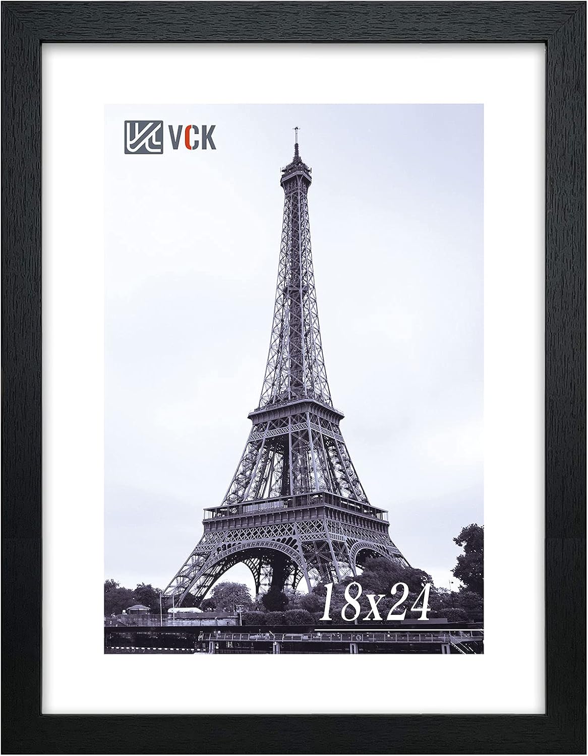 18x24 Inch Black Wooden Picture Frame A4852