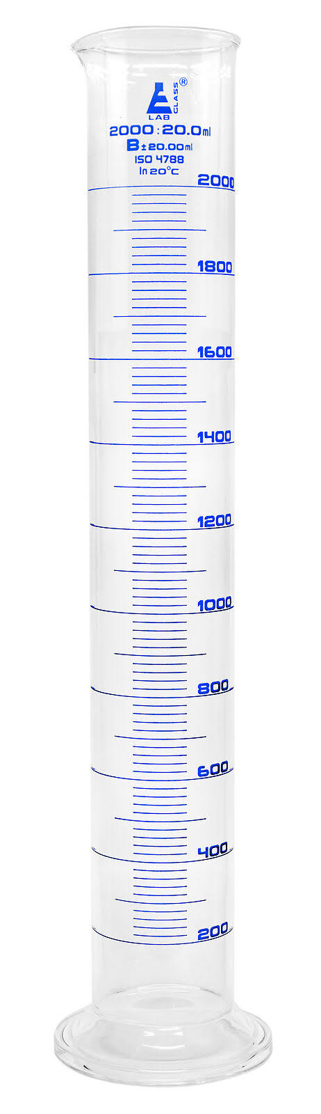 2000ml Class B Graduated Cylinder D48122