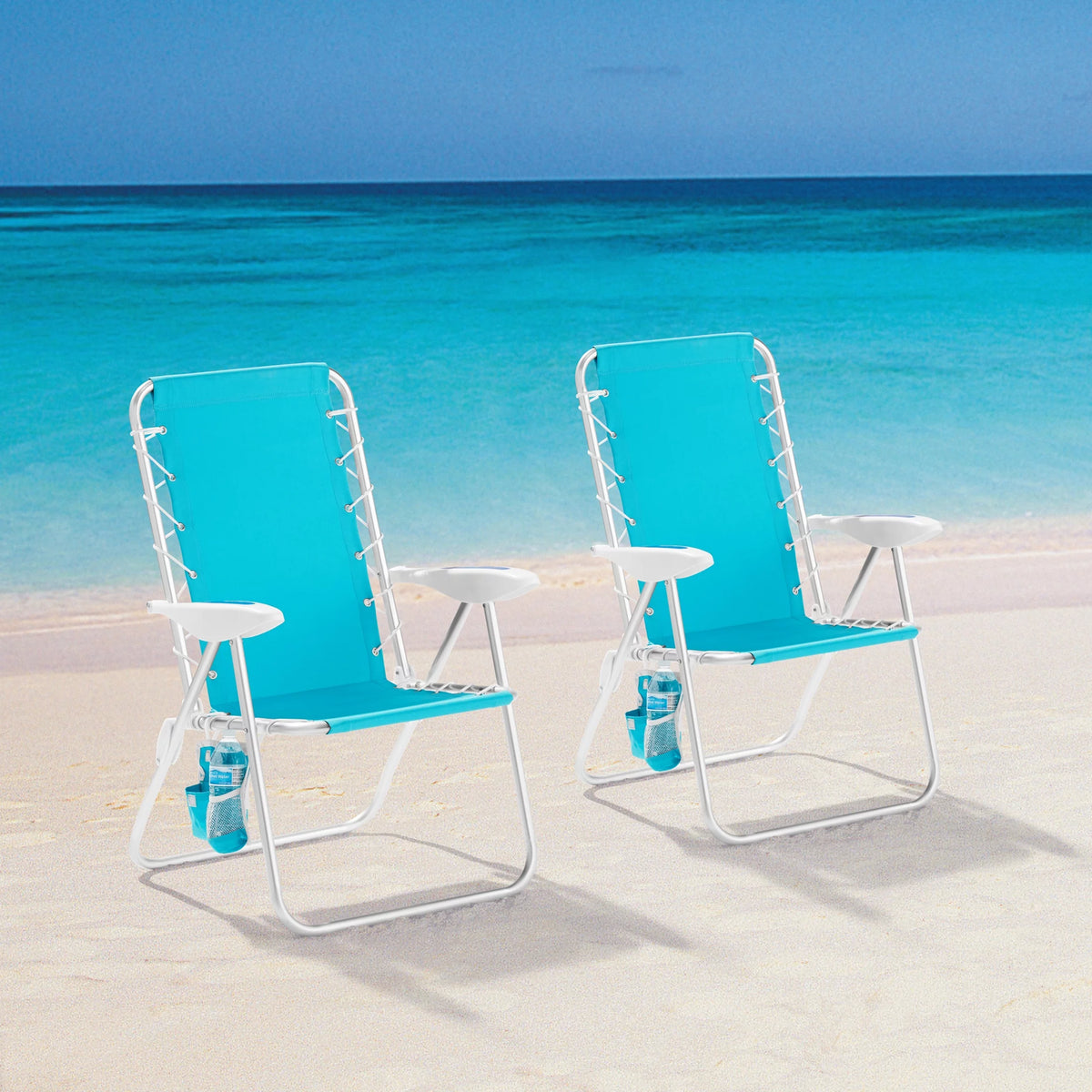 Teal Bungee Beach Chair 2-Pack H817