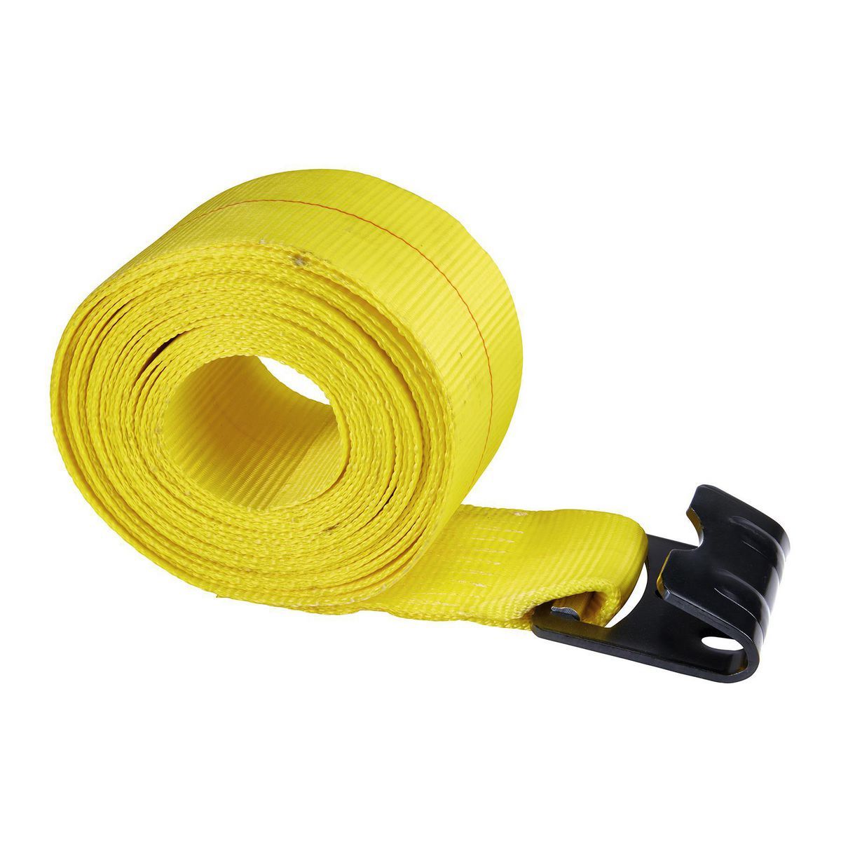 4 in. x 27 ft. Ratcheting Cargo Strap with Flat Hook P37725