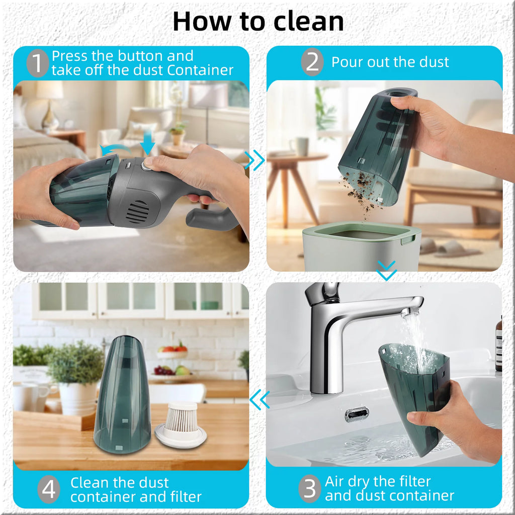 Cordless Handheld Car Vacuum Cleaner G659446