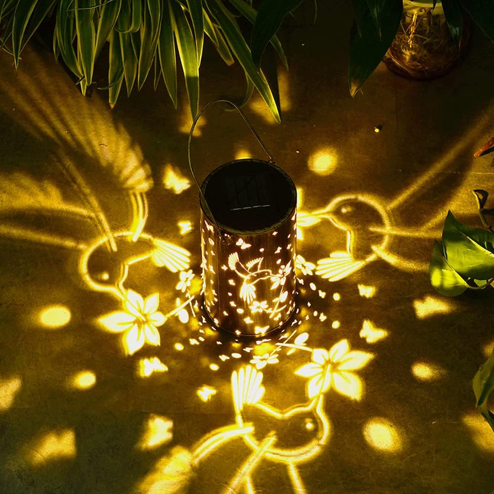 Waterproof Solar Pathway Lights with Metal Handle 2Pack J715