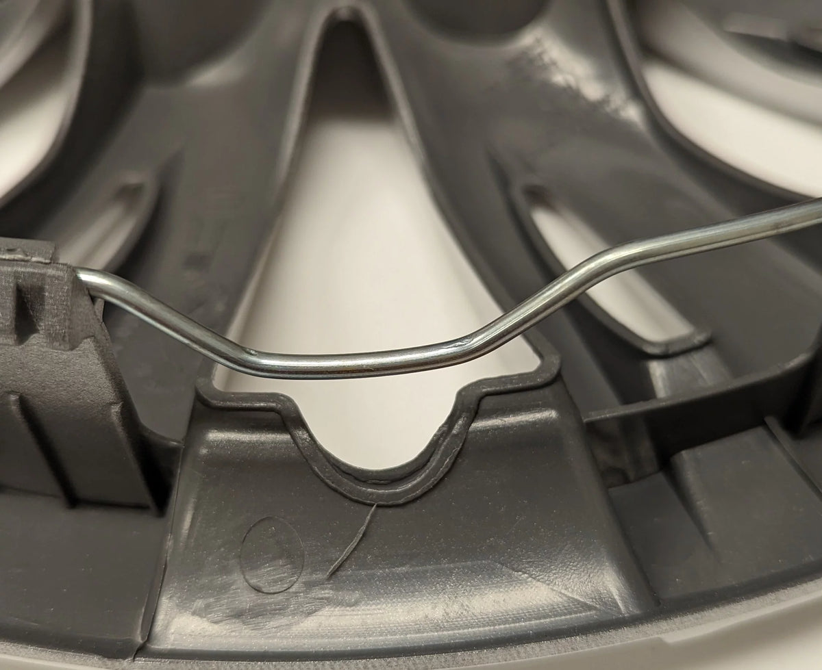 15-inch Wheel Cover Silver Alloy Finish B12309