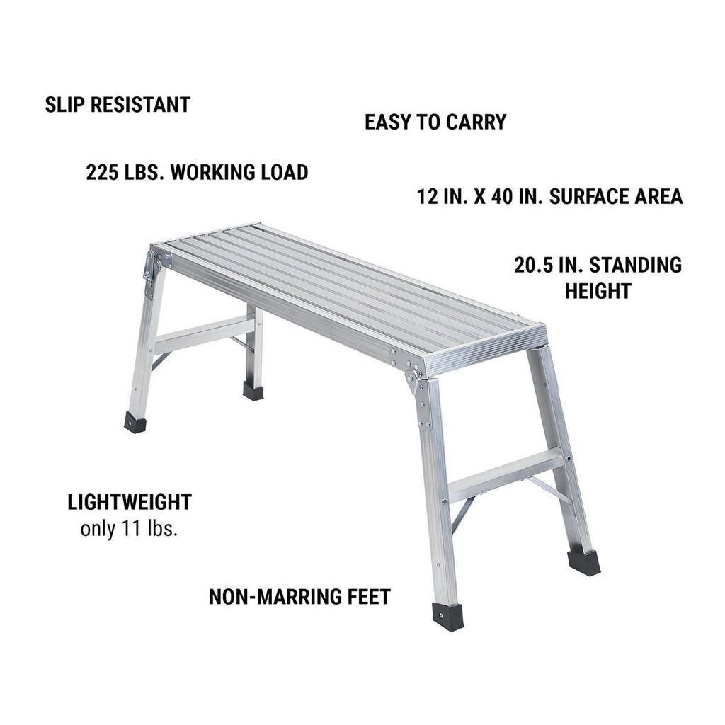 40 In. Lightweight Aluminum Work Platform T868920