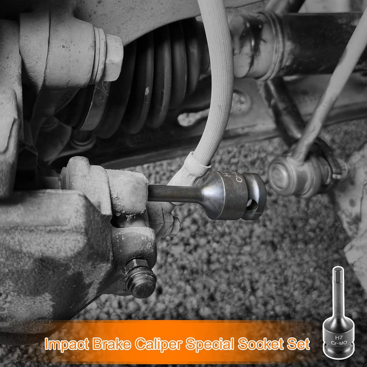 12 Pc Impact Brake Caliper Socket Set 1/2 Square Drive O578