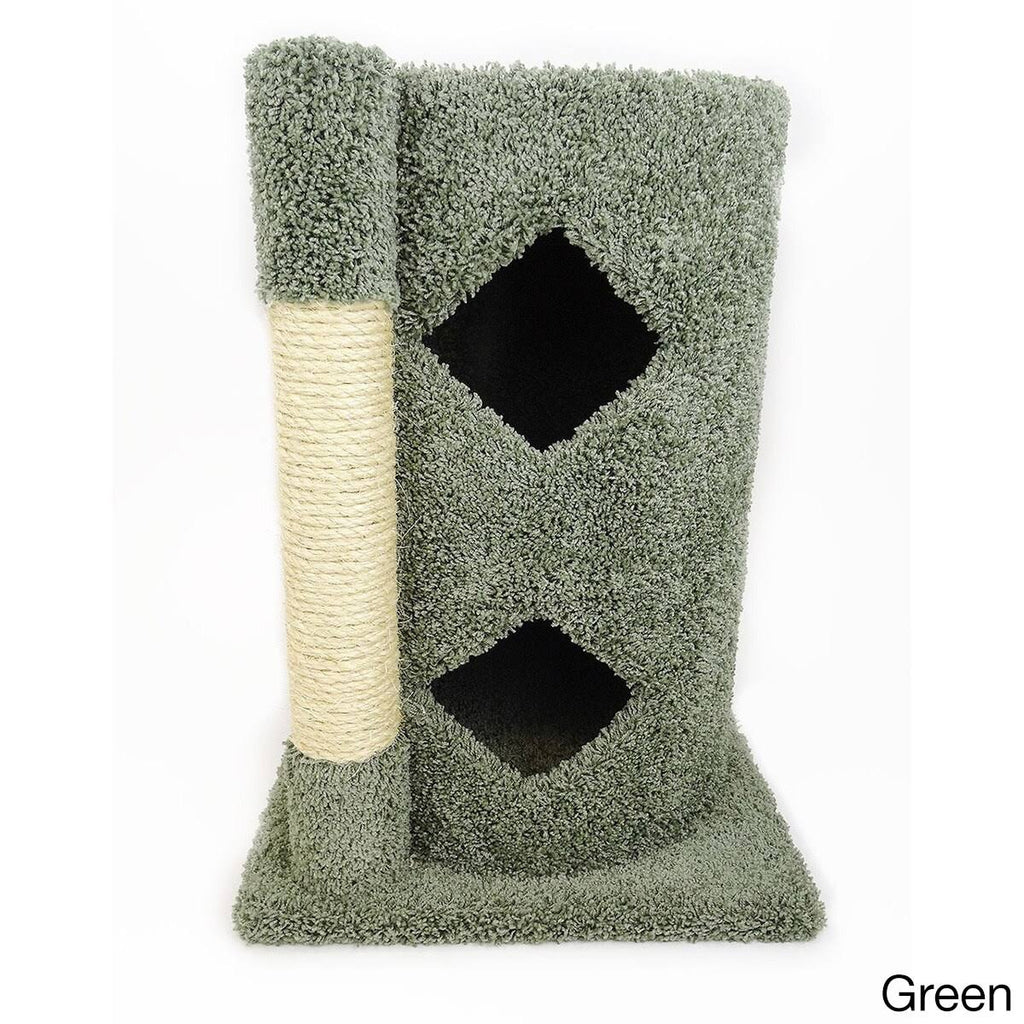 2-Story Solid Wood Cat Condo A210008