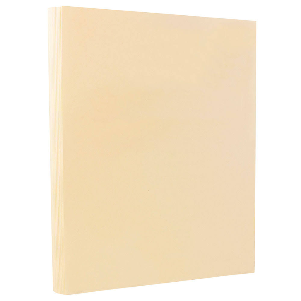 Cream 67 lb Vellum Bristol Cardstock 8.5 x 11 D59977