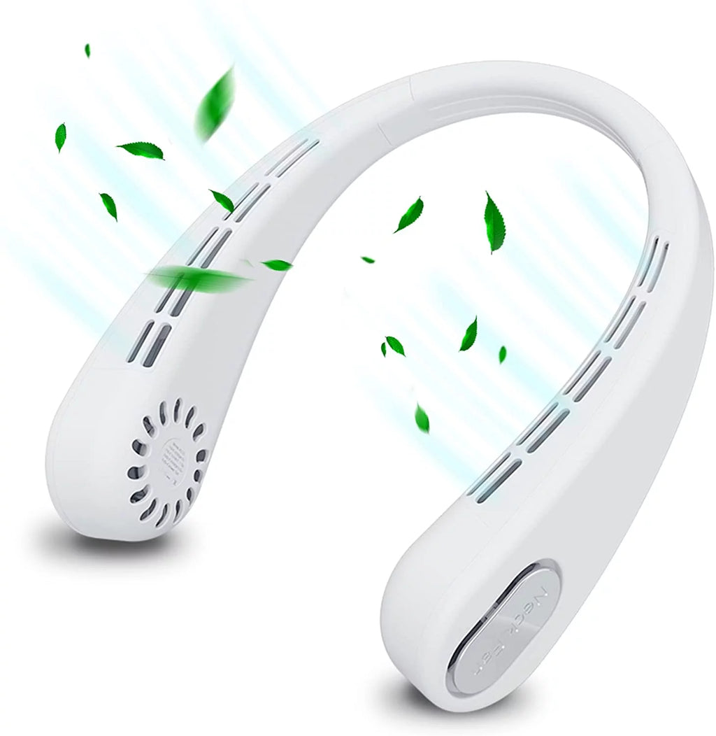 Portable Bladeless Neck Fan, USB Rechargeable, 3 Speeds L23926