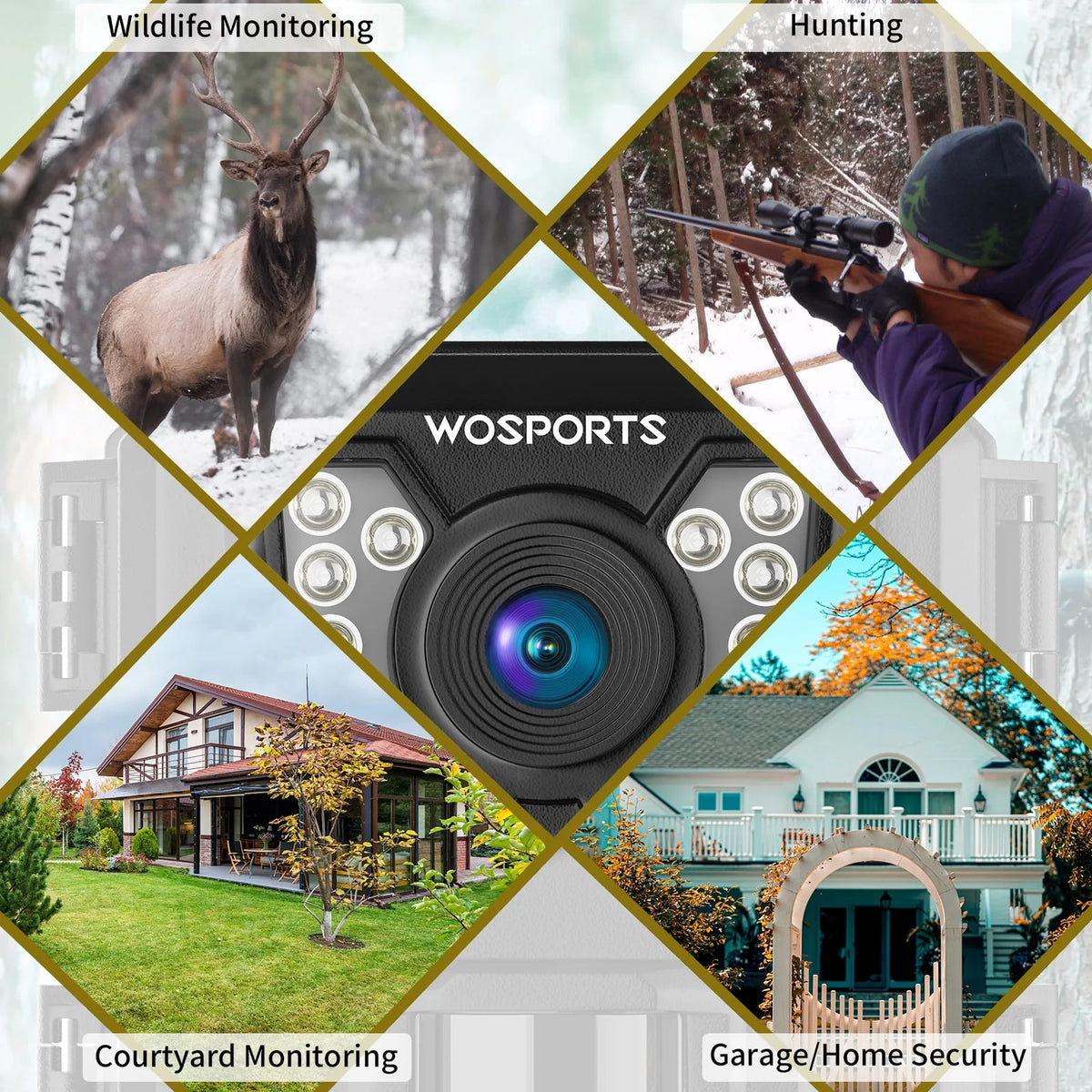 Mini Trail Camera 24MP 1080P Waterproof Infrared G6701