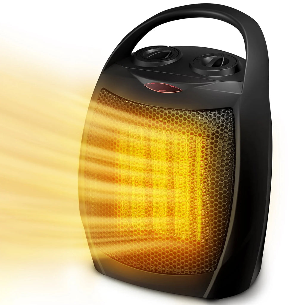 1500W/750W Ceramic Portable Space Heater with Thermostat H57677