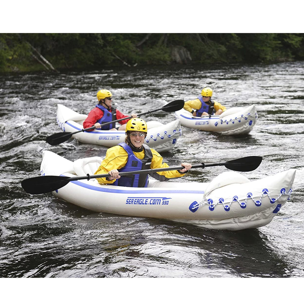 2 Person Inflatable Kayak with Paddles, Pump, & Seats P269