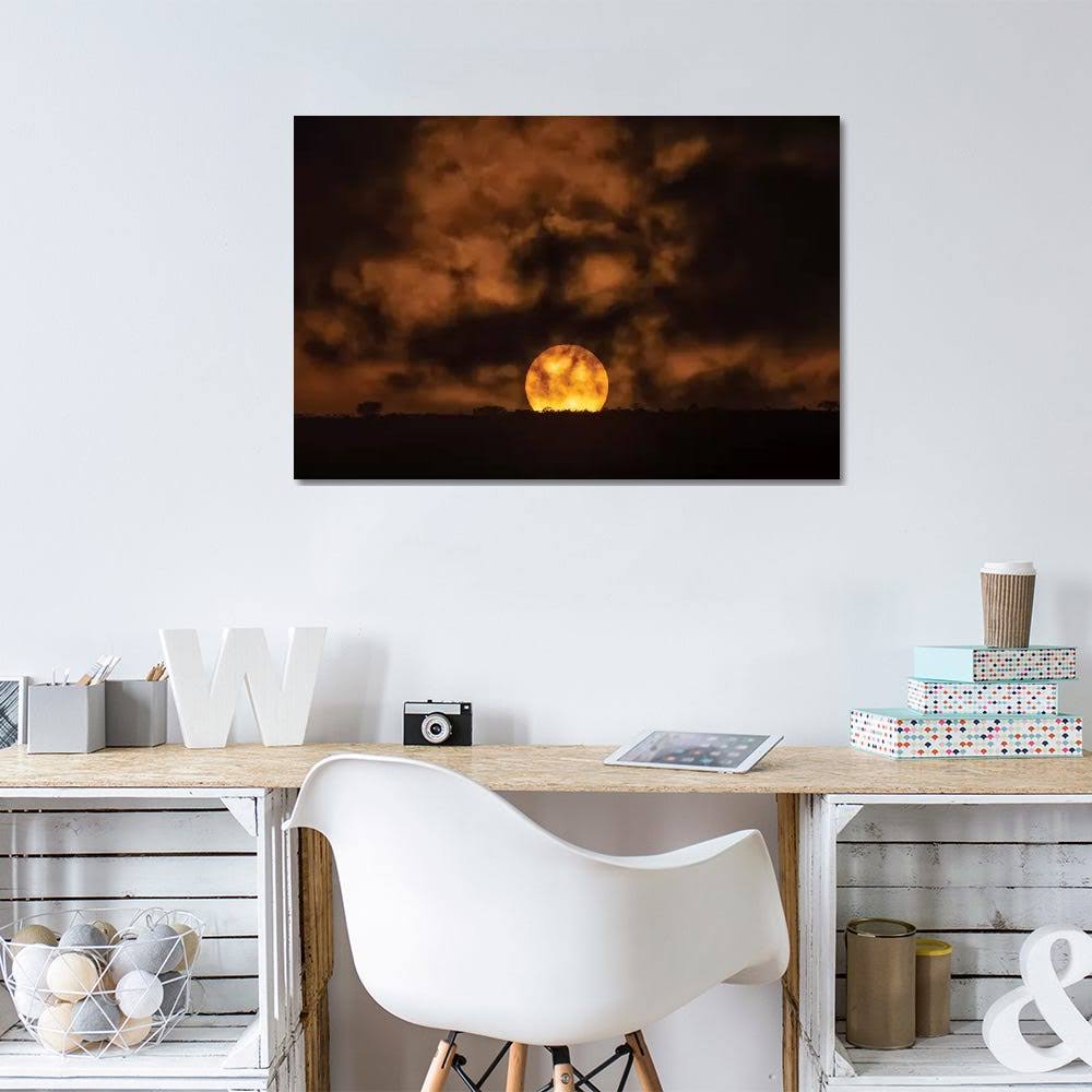 Canvas Art African Sunset Print Y77057