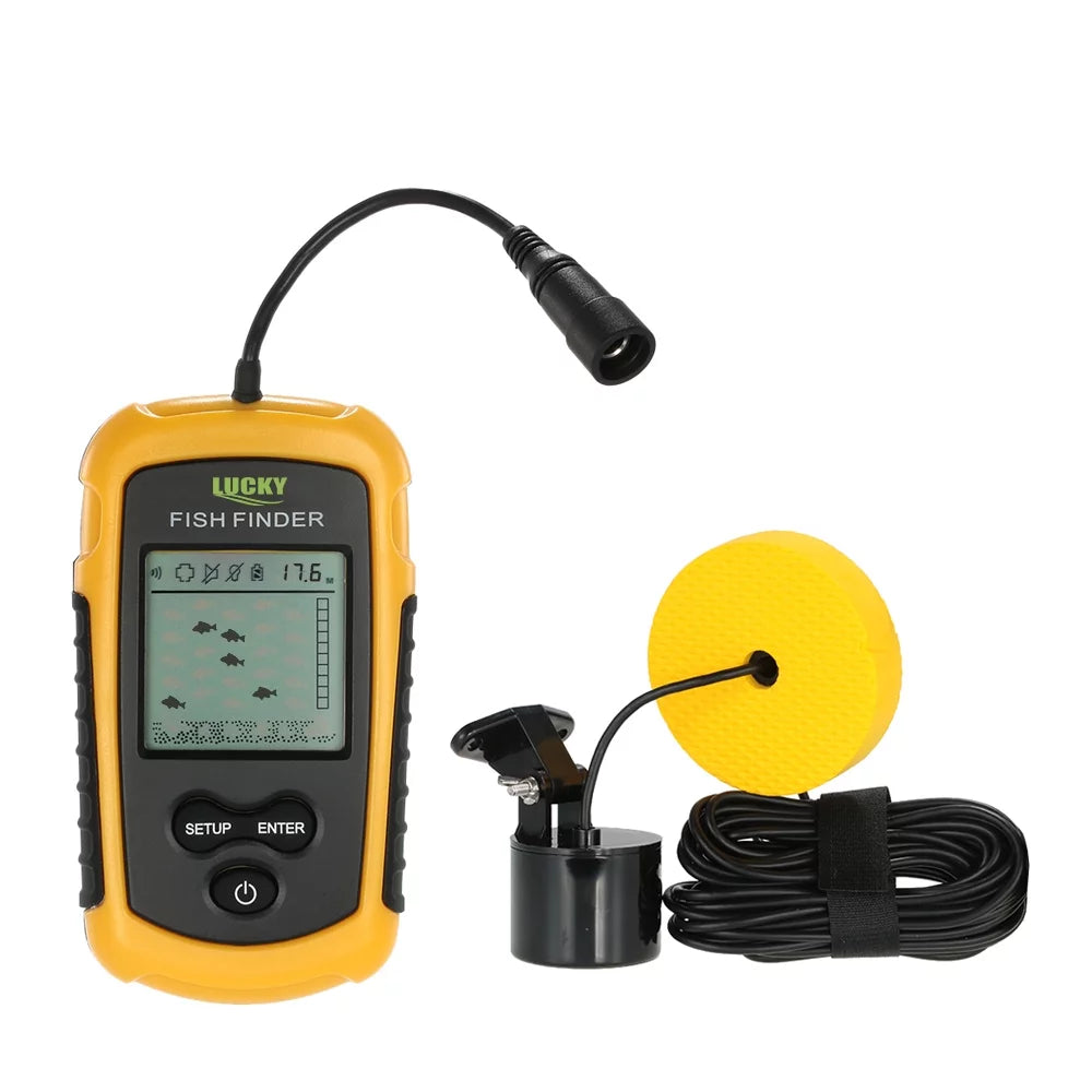 Portable Wired Fish Finder 100M Depth Sonar W40482