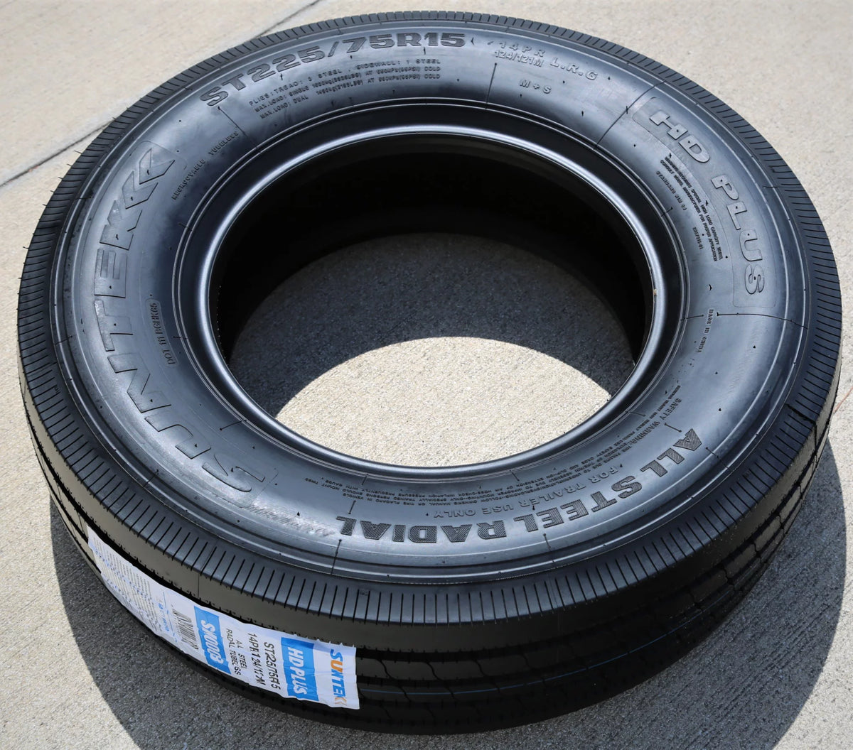 225/75R15 124/121M 14 Ply All Steel Trailer Tire D351155