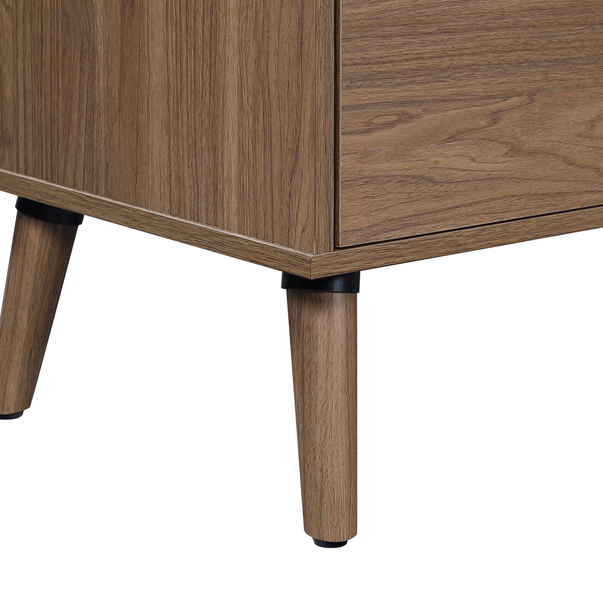 1 Drawer Brown Walnut Nightstand Z1463