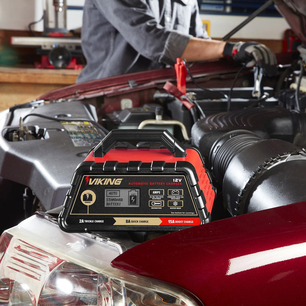 2/8/15 Amp Automatic Battery Charger H32008