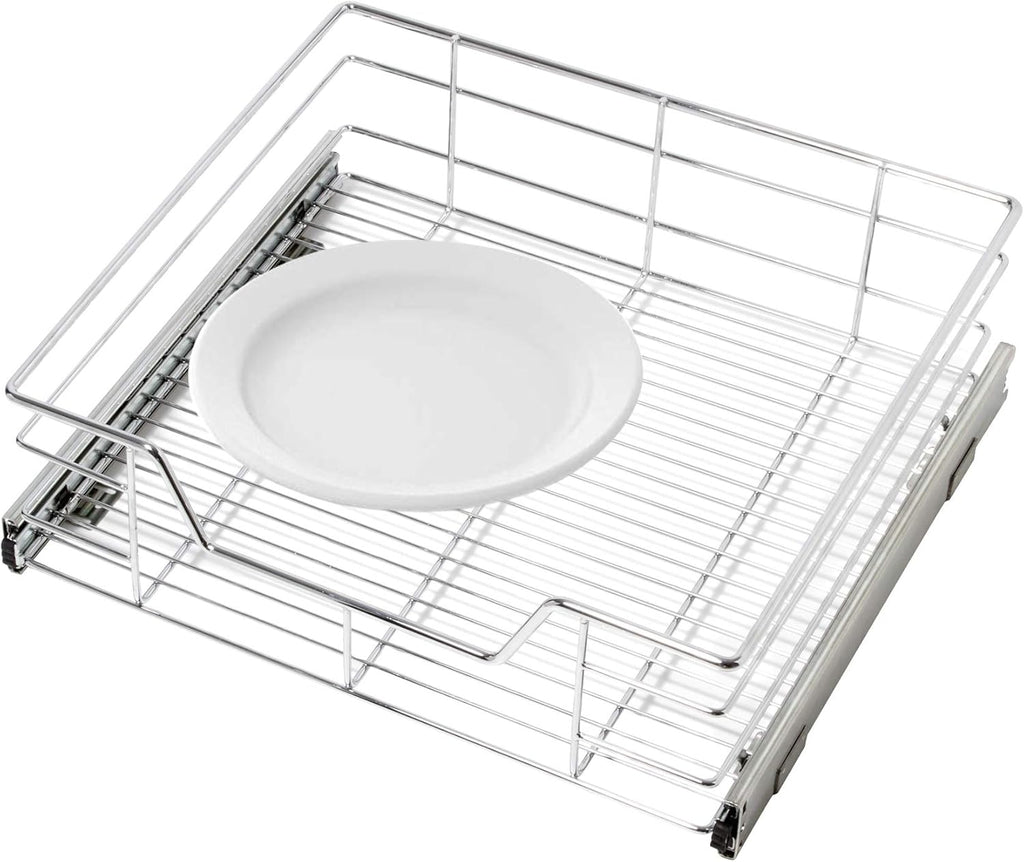 Extra Large Pull-Out Steel Metal Cabinet Organizer Q30470