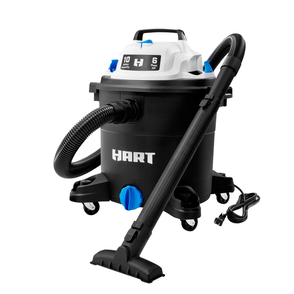 10 Gallon 6 Peak HP Poly Wet/Dry Vacuum Q156
