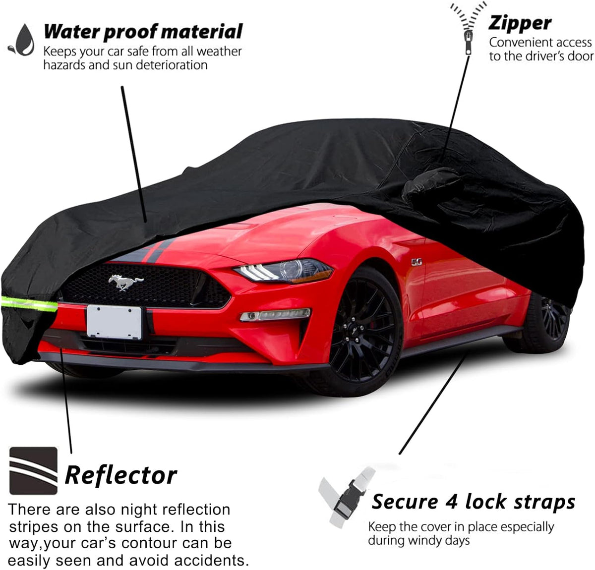 Waterproof Car Cover 190T L68842