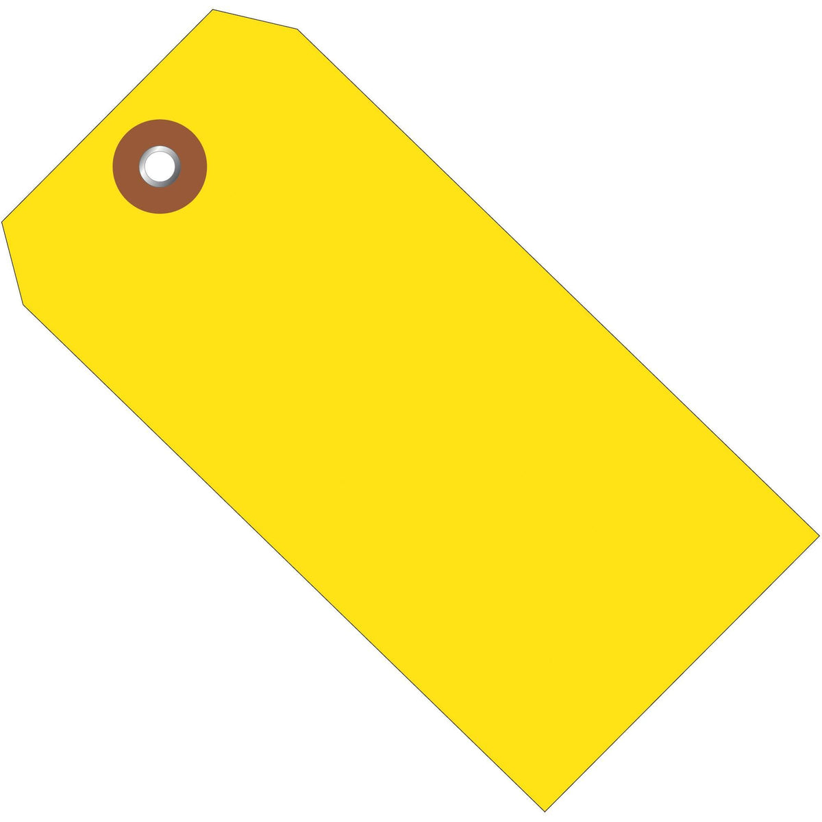Yellow Plastic Shipping Tags, 100/Case A85879