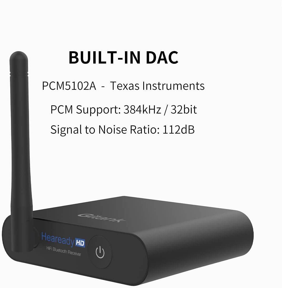 Bluetooth 5.0 Music Receiver with aptX HD Z6375