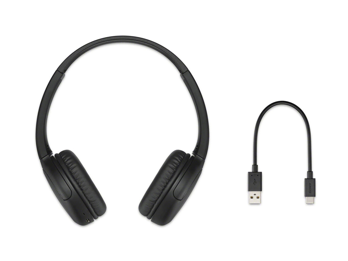 Wireless On-Ear Headphones with Mic Black J360703