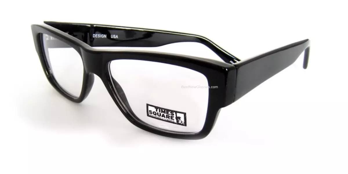 Brown Stripes Plastic Eyeglasses L527