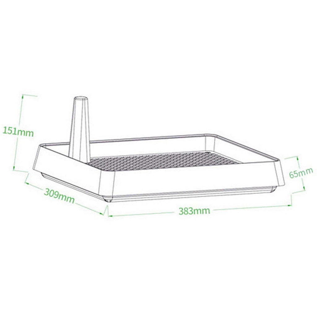 Rabbit Litter Box with Grate D4153
