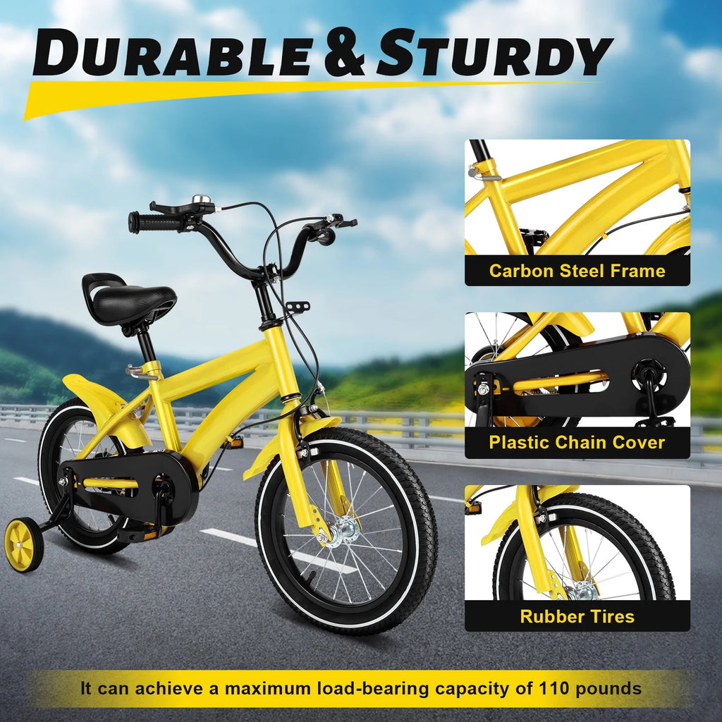 14 Children's Bicycle with Removable Training Wheels N458