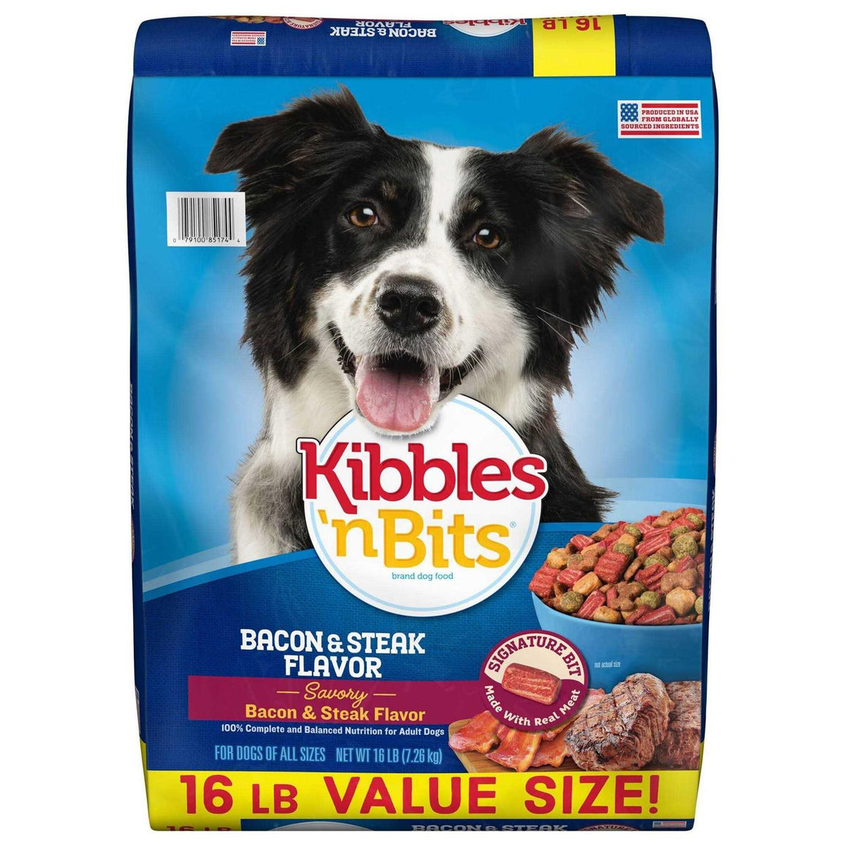 Bacon & Steak Dry Dog Food K865539