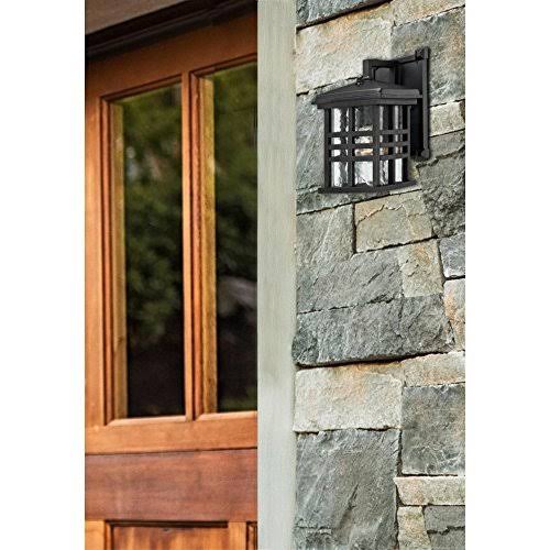 1 Light Outdoor Wall Lantern with Dusk to Dawn Sensor U3416