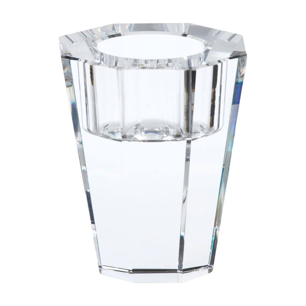 Clear Crystal Tealight Candle Holder V5924