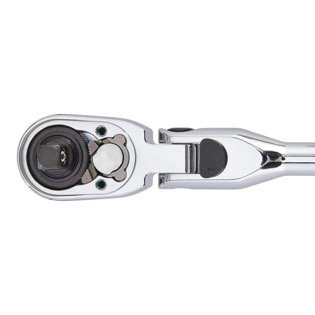 1/4 in. Drive 9 in. Long Locking Flex Ratchet with Comfort Grip A496901