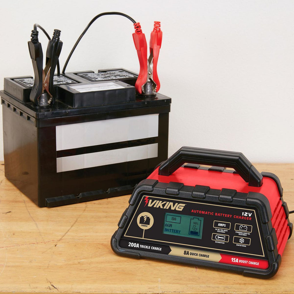2/8/15 Amp Automatic Battery Charger H32008